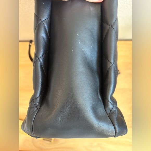 Kate Spade NY Womens Emerson Place Allis Tote Shoulder Bag Quilted Leather Black - Picture 3 of 14